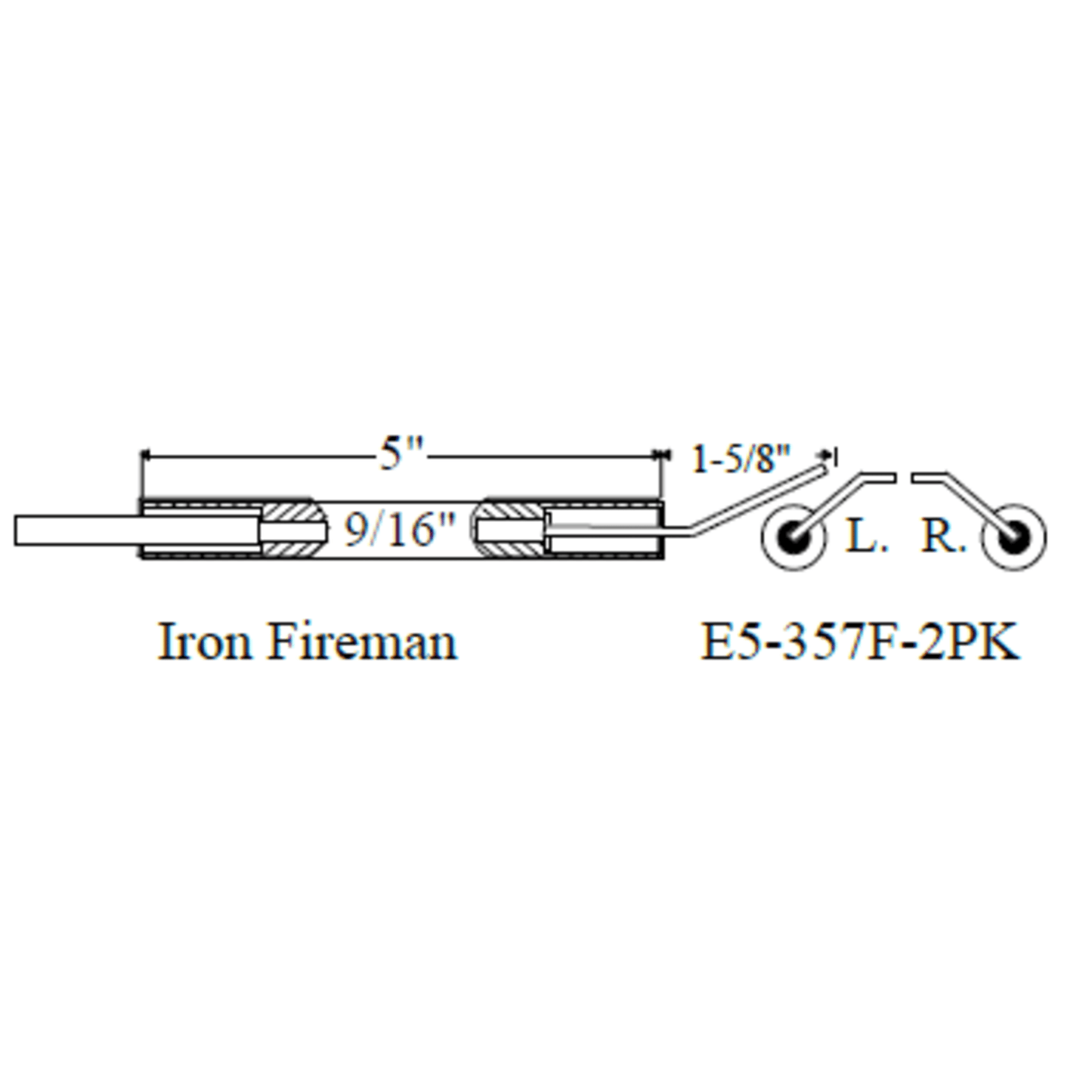 Westwood 357F Iron Fireman Electrode