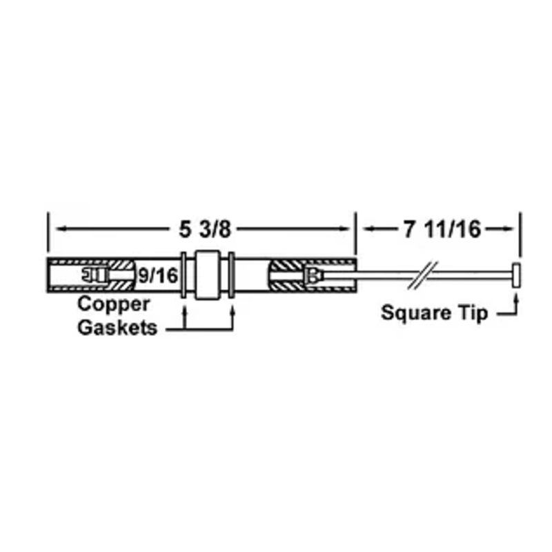 Electrode GORDON PIATT 921000-3500  (Replacement for Westwood WP-E5-307I) - Crown