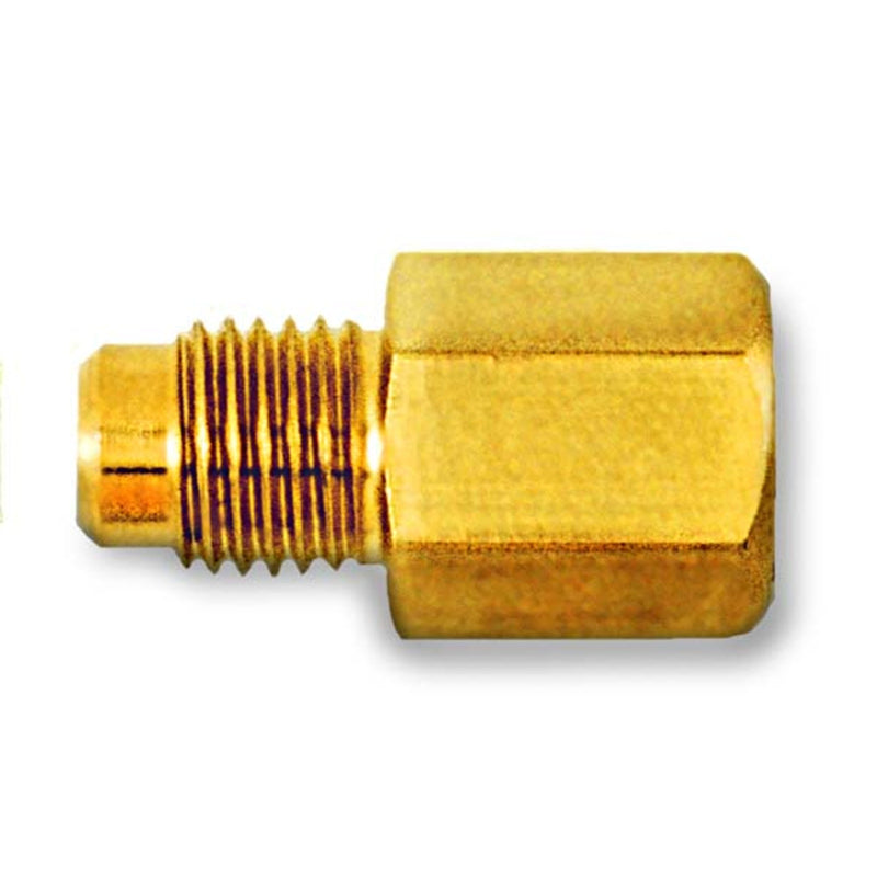 Adaptateur de vanne d'accès - Accès mâle évasé 1/4" avec obus x femelle évasé 1/4" avec joint cuivre, lot de 2 - C&D