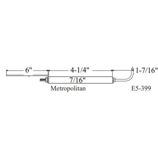 Westwood 399, Metropolitan Electrode 2pk