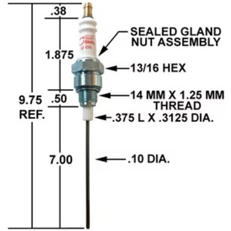 Igniter/I-33-6 W/7 In. TIP (EA) - Crown