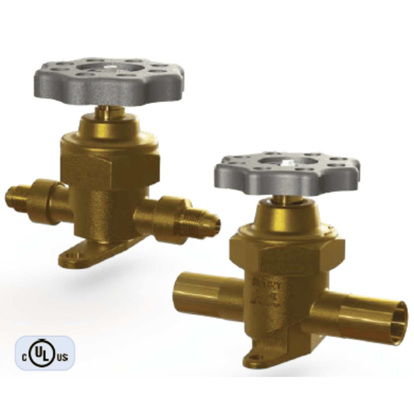 Henry 5161, Packless Brass Globe Type Shut Off Valves Golden Bantam, 1/4 ODS