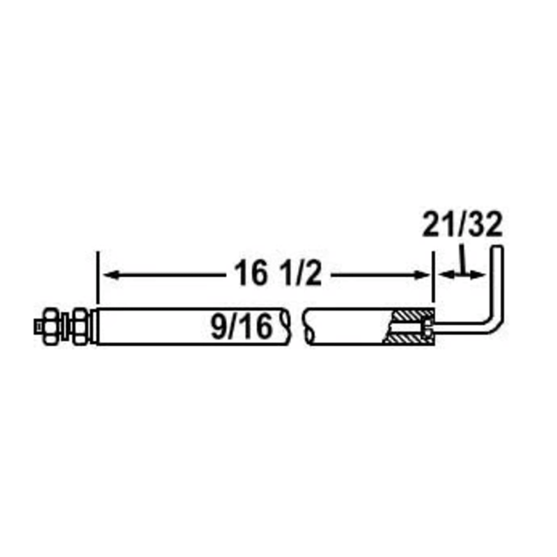 Electrode CLEAVER BROOKS 435-34  17244  (Replacement for Westwood WP-E5-205E) - Crown