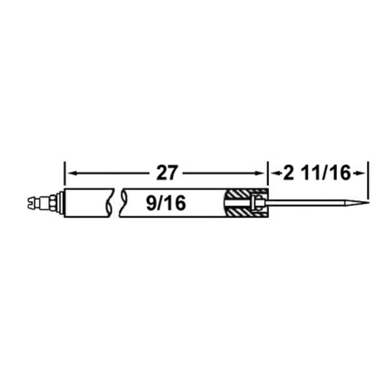 Electrode CLEAVER BROOKS 435-78  17244  (Replacement for Westwood WP-E5-205K) - Crown
