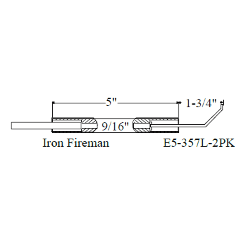 Electrode IRON FIREMAN, 357L, 2pk - Westwood