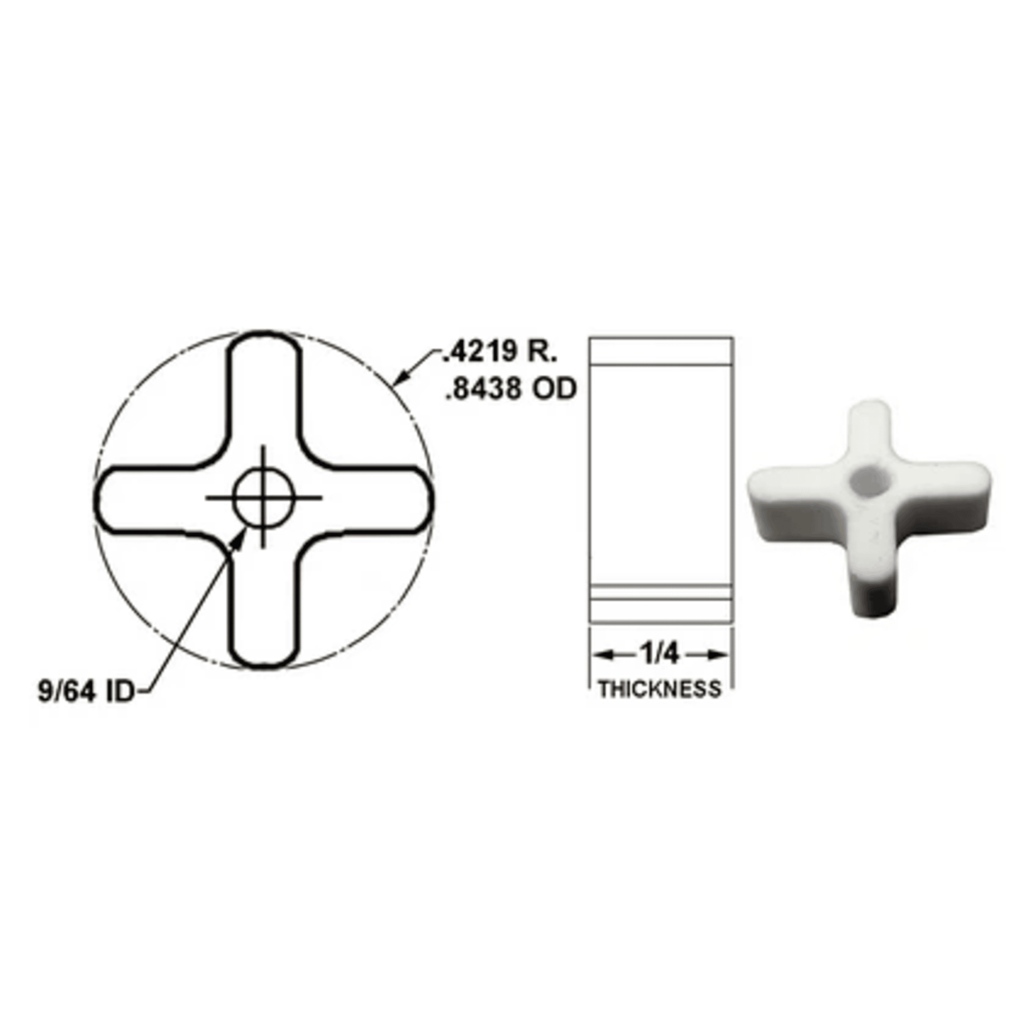 Crown 17412, Scully Spider Insulator EACH