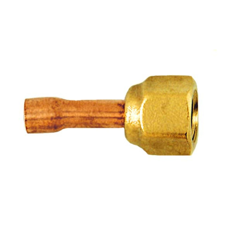 Robinet d'accès 1/4" DE x 1,25" tube en cuivre avec 1/4" 2 Pcs - C&D