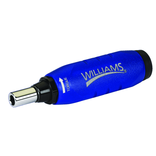 Williams 401SP, 1/4 Female Hex Drive, 4-40 In. Lb. Single Setting Torque Screwdriver
