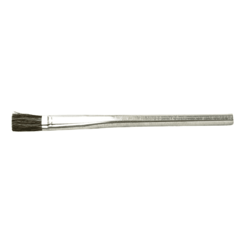 Schaefer Acid Brush, Tin Handle, Horsehair, PK 144, 1/2" (1EA)