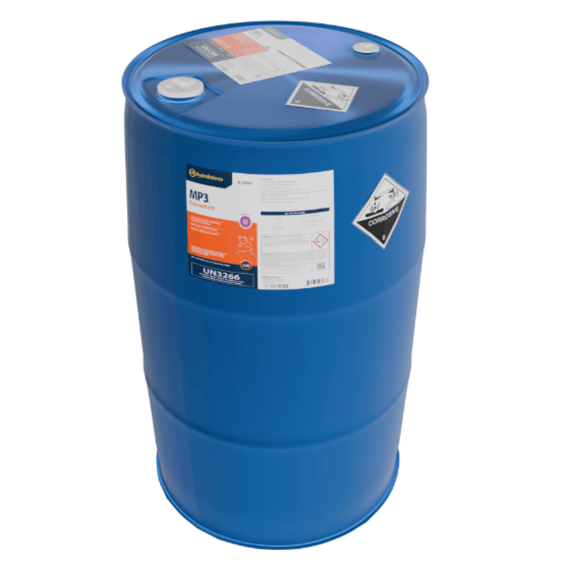 Nettoyant/Dégraissant MP3 Nettoyant concentré fût de 55 gallons, - HydroBalance