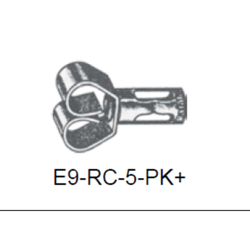 RAJAH COMME Corne de bélier sur borne de cage 10 pces (Couronne de remplacement pour WP-E9-RC-5-PK)