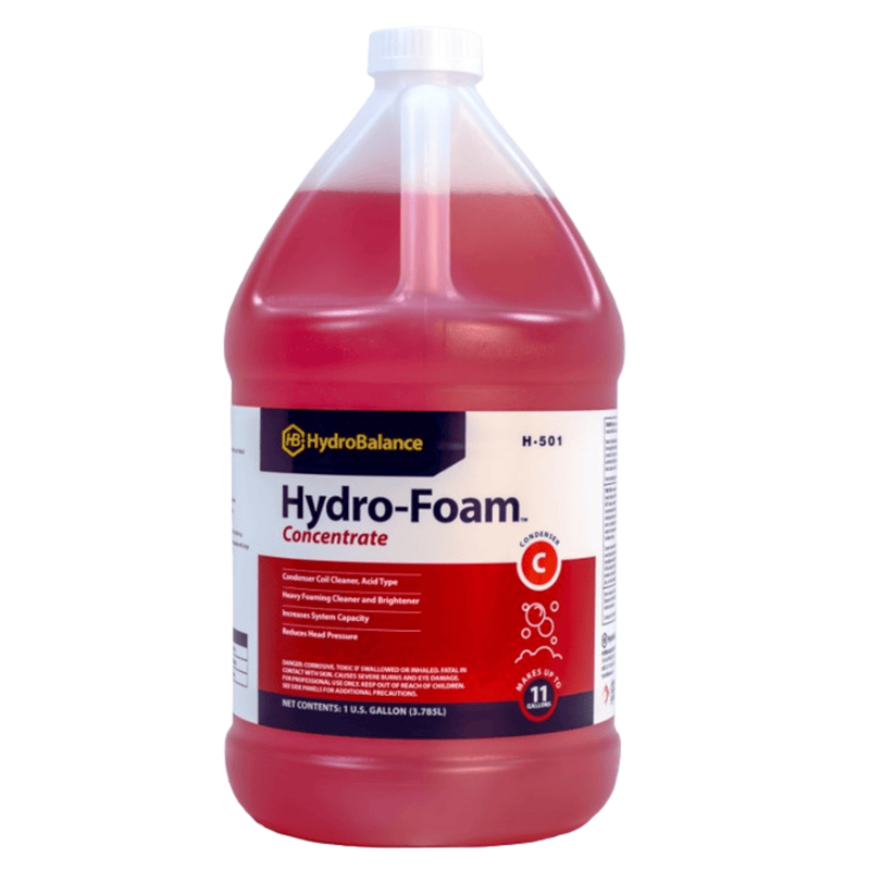 Cleaner/Degreaser Hydro-Foam Concentrate 1 Gal Bottle, (4PK) - HydroBalance