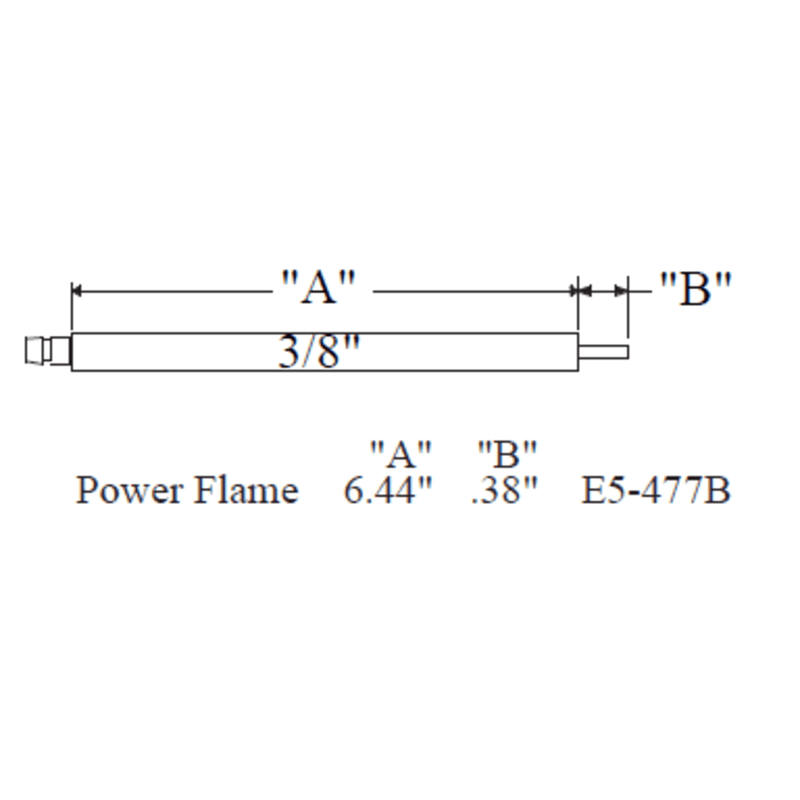 Electrode POWER FLAME 477B, 2pk - Westwood