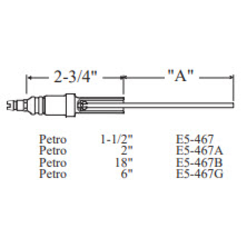 Electrode PEERLESS 467A (Crown Replacement for WP-E5-467A)