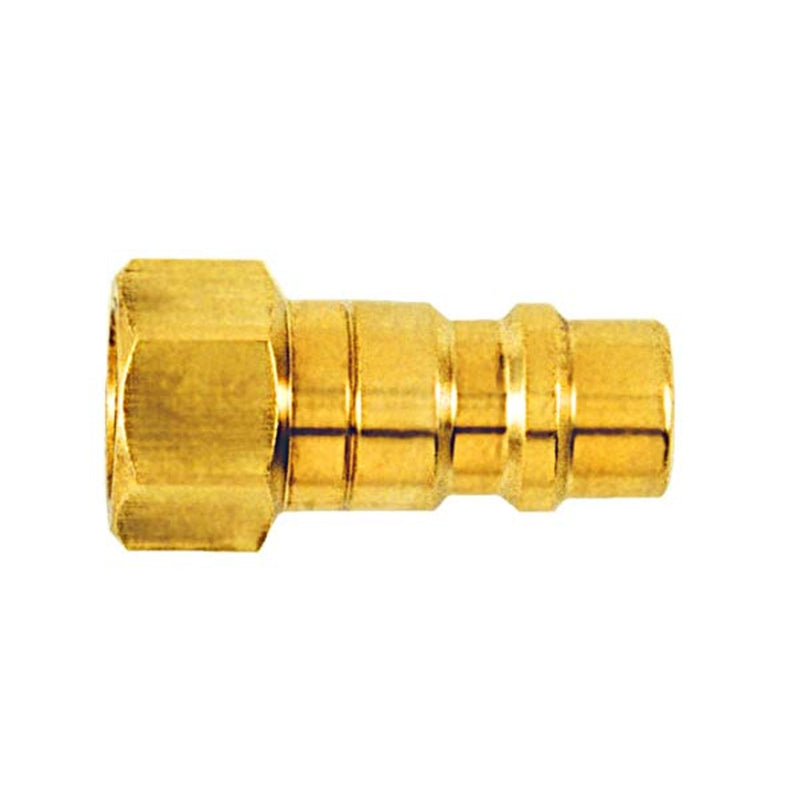 C&D low side retrofit adapter, straight R134a low side stem (13mm) x 1/4 f. flare 1EA