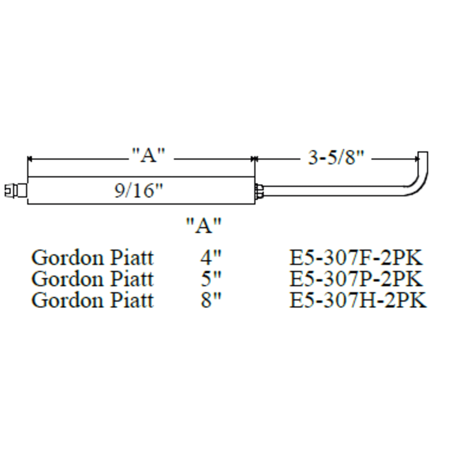 Westwood 307P, Gordon Piatt Electrode 2pk