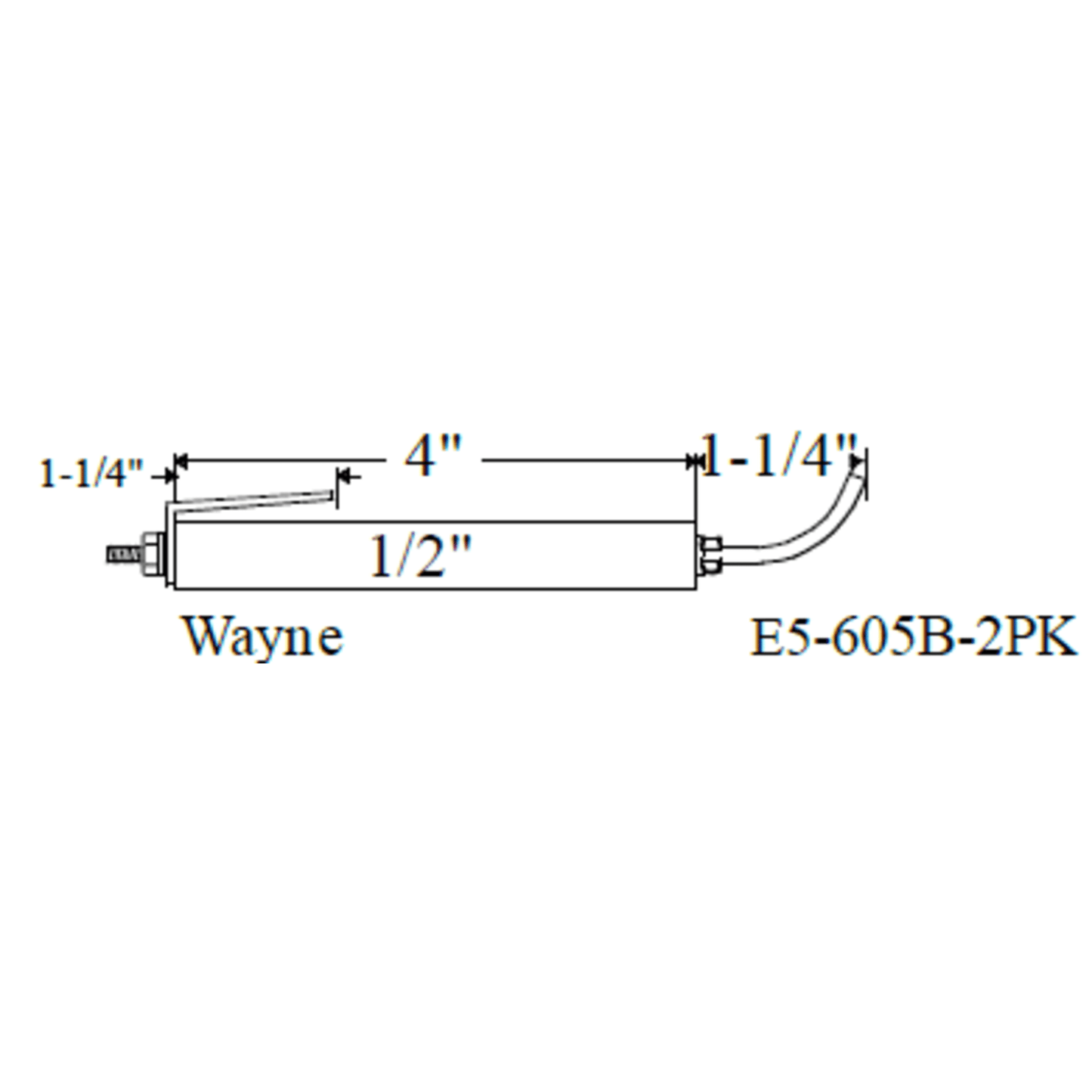 Westwood 605B Wayne Electrode 2pk