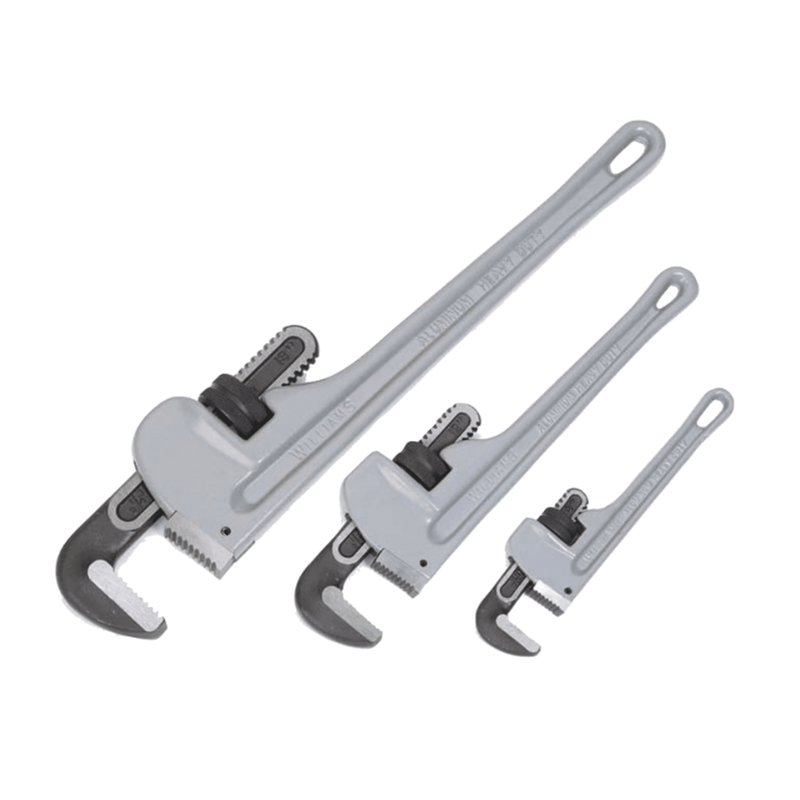 Pipe Wrench Heavy Duty Aluminum Set 3 pc - Williams