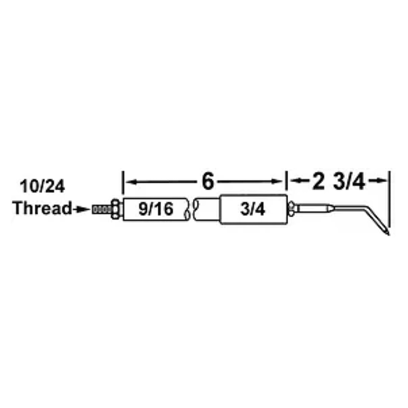 Electrode S.T.JOHNSON A7008  17125  (Replacement for Westwood WP-E5-377) - Crown