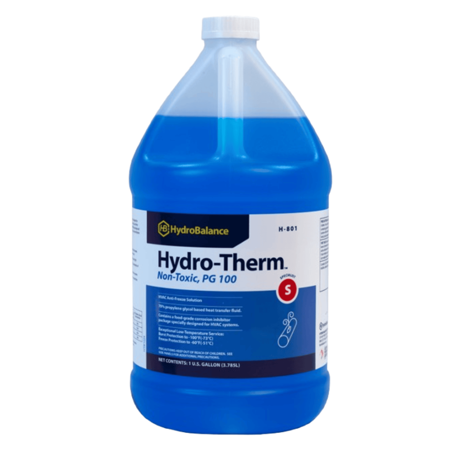 H-801  -  HydroBalance - Hydro-Therm PG100 1 Gal Bottle, (4PK)