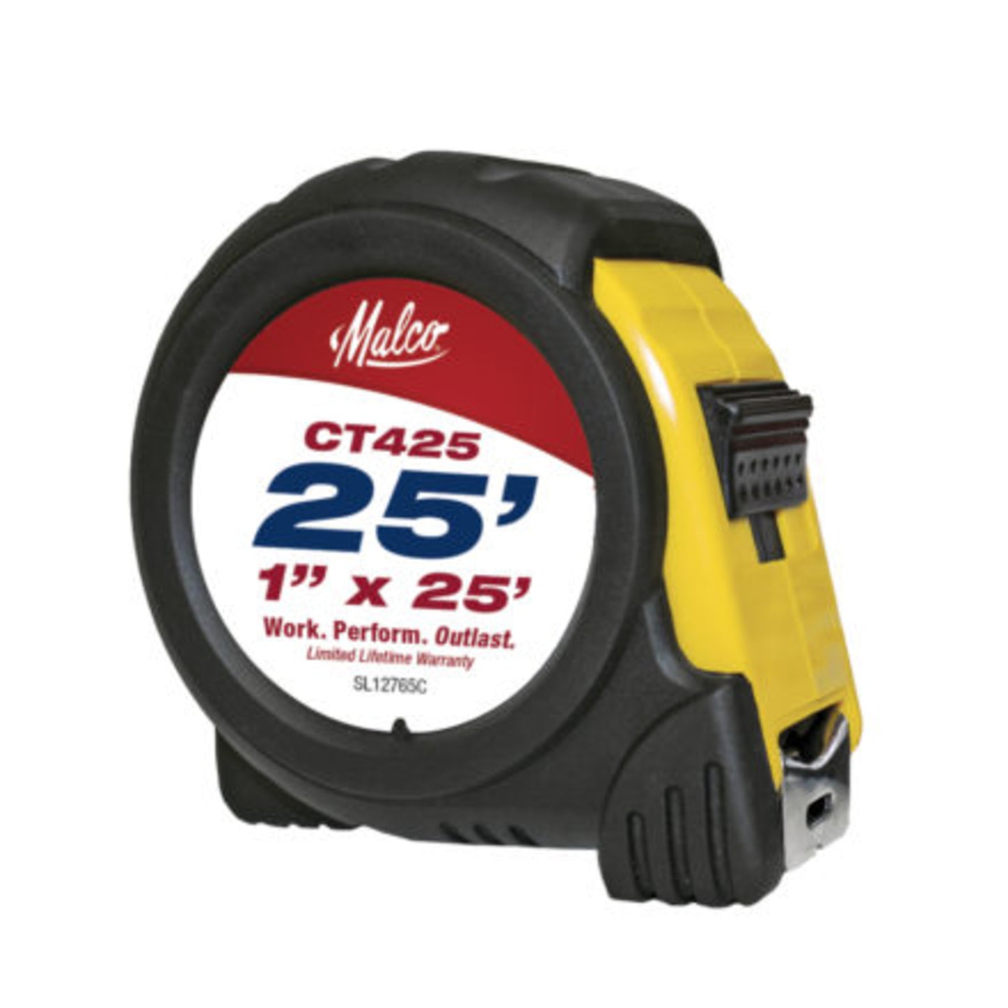 Malco CT425, TAPE MEASURE, 1" X 25'