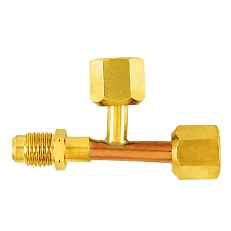 C&D 1/4" m. flare access x 1/4" flare nut, CD2245 (Old P/N RSD-2F) 2PK