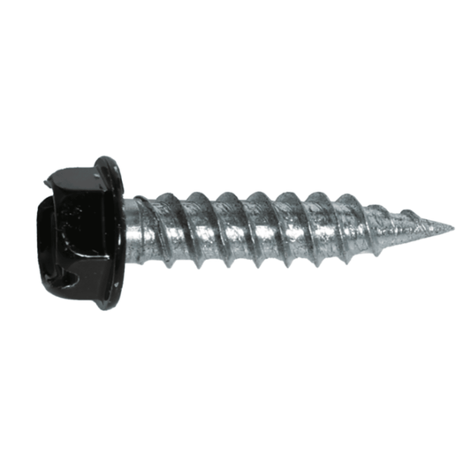 HW8X3/4ZBT - Malco - Sheet Metal Screw, Black, 1,000PK