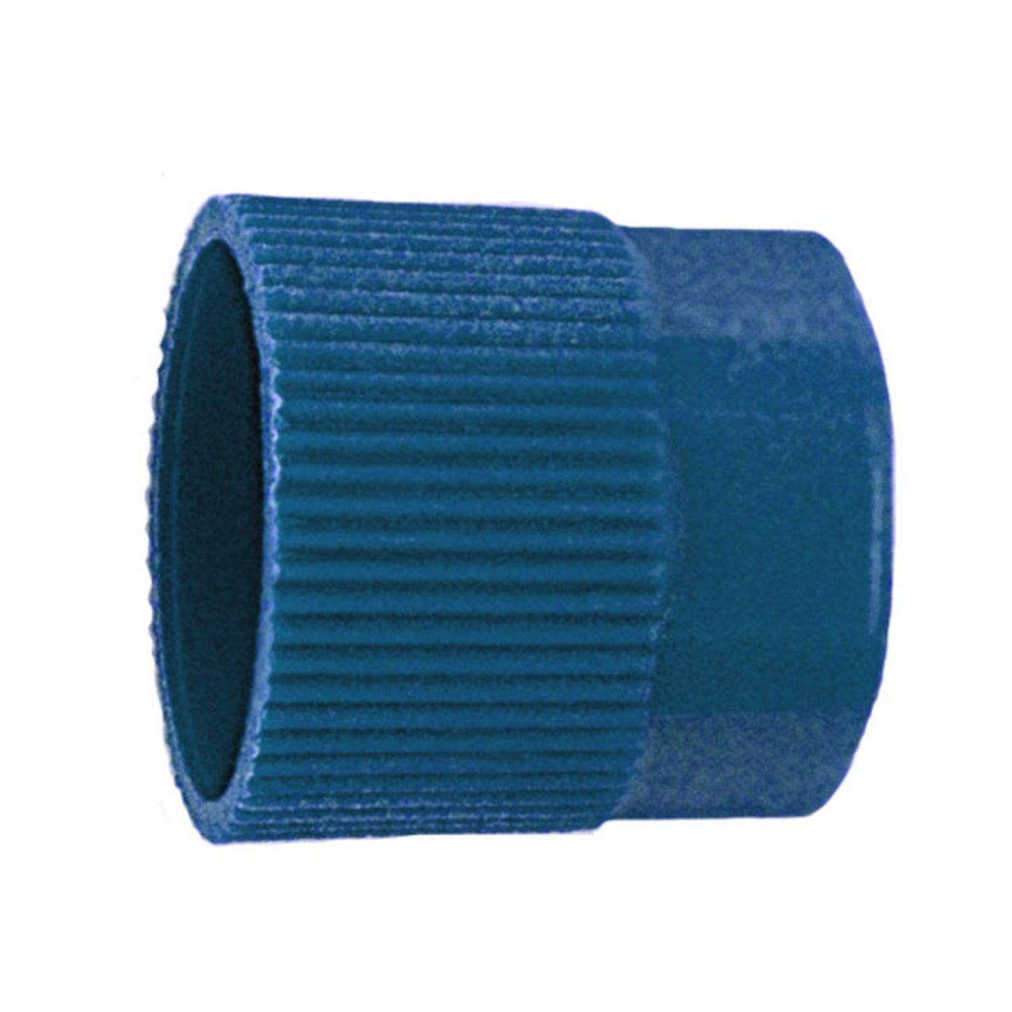 CD2208/6 - C&D - M8 x 1.0 low side blue glass-filled nylon cap w/ neoprene o-ring seal 6PK