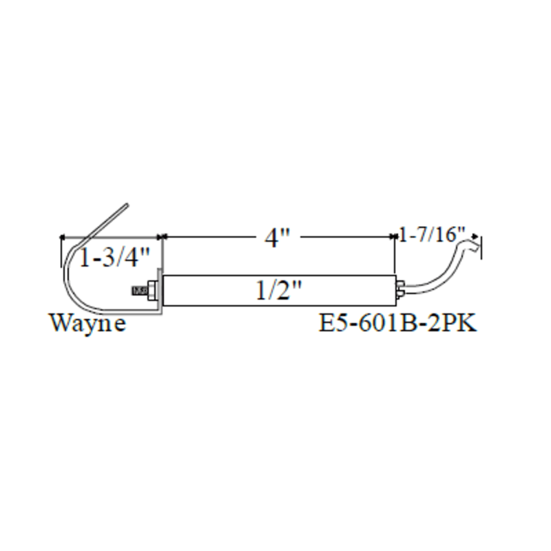 Electrode WAYNE 601B, 2pk - Westwood