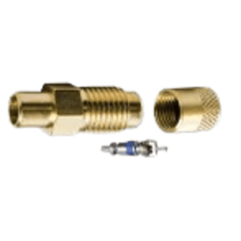 Robinet d'accès 1/4" m. corps d'accès évasé, longueur de l'évasement étendue à 5/8", extrémité à souder CD2245 3EA - C&D