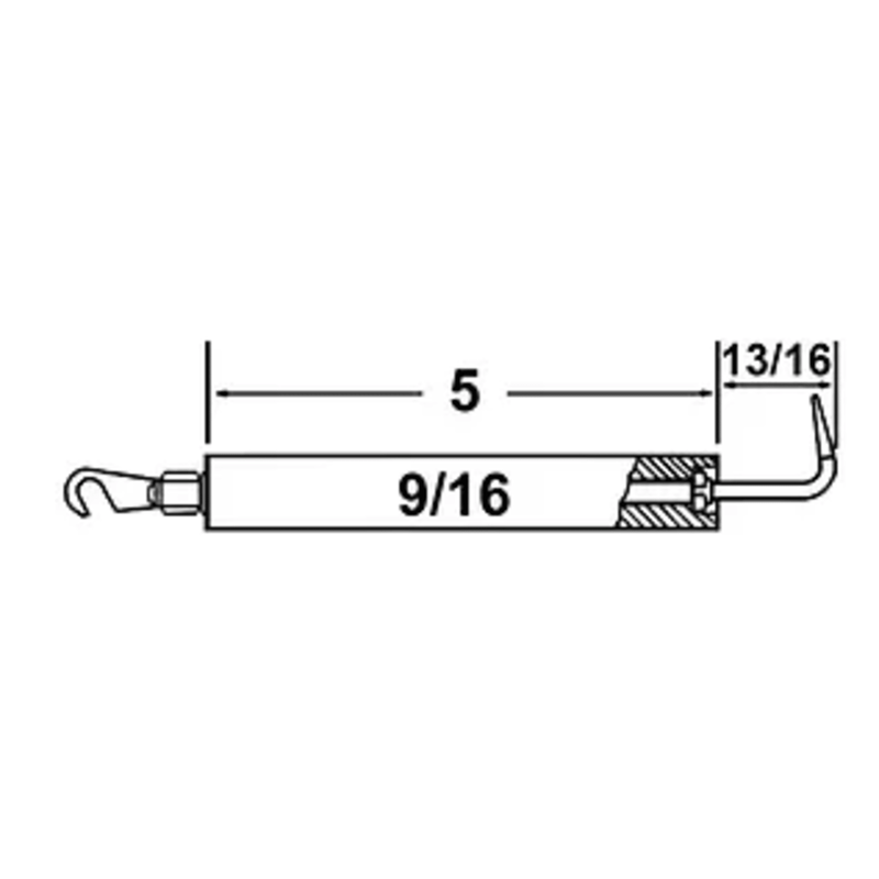 Electrode CLEAVER BROOKS 435-65  16050  (Replacement for Westwood WP-E5-205N) - Crown