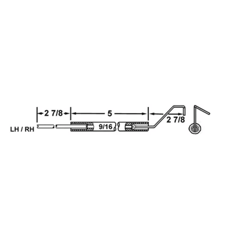 Electrode IRON FIREMAN * CI 60 149439 GO1  T17076 WW357W(WP-E5-357W ) - Crown