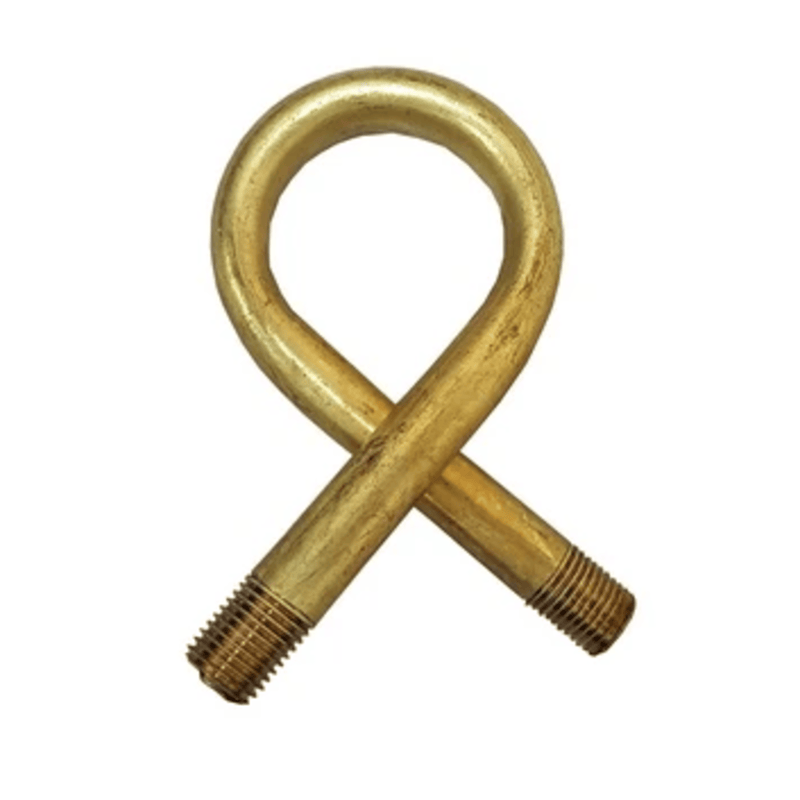 CRO-PTB-90 - Crown - Pigstail Syphon – Brass 90 Deg X 1/4″ (M) IPS Ends