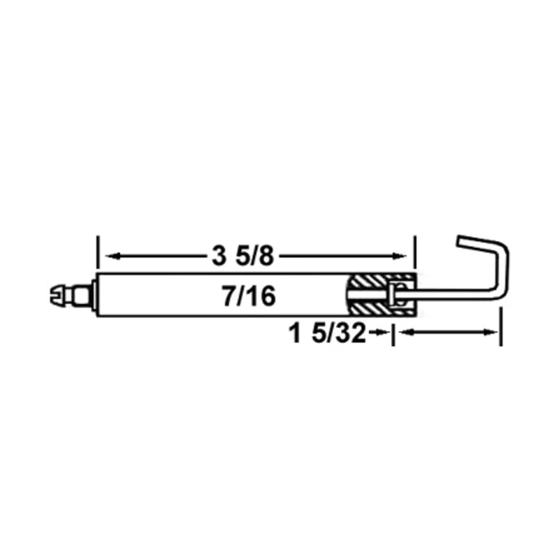 Electrode MIDCO  6418-00 / 17010  (Westwood WP-E5-239F) - Crown