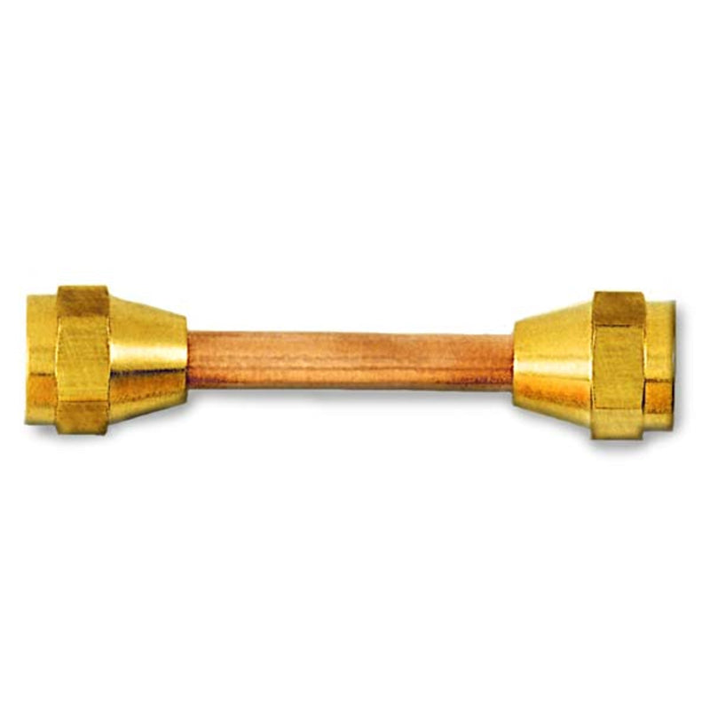 Raccord droit de valve d'accès - raccord pivotant femelle évasé 1/4" x raccord pivotant femelle évasé 1/4" 1 pièce - C&D