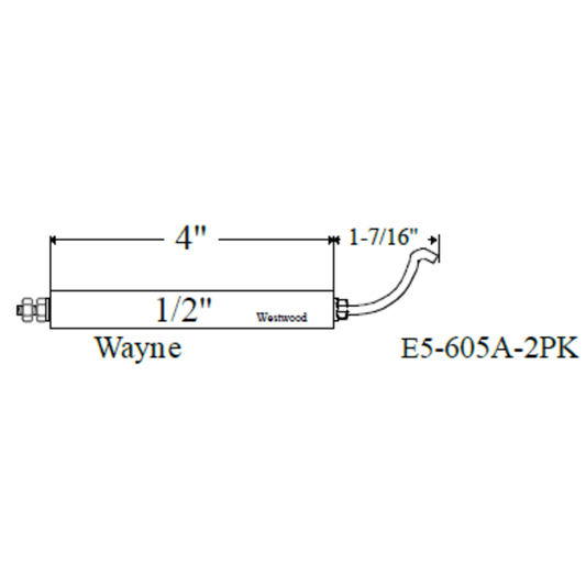 Westwood 605A Wayne Electrode 2pk