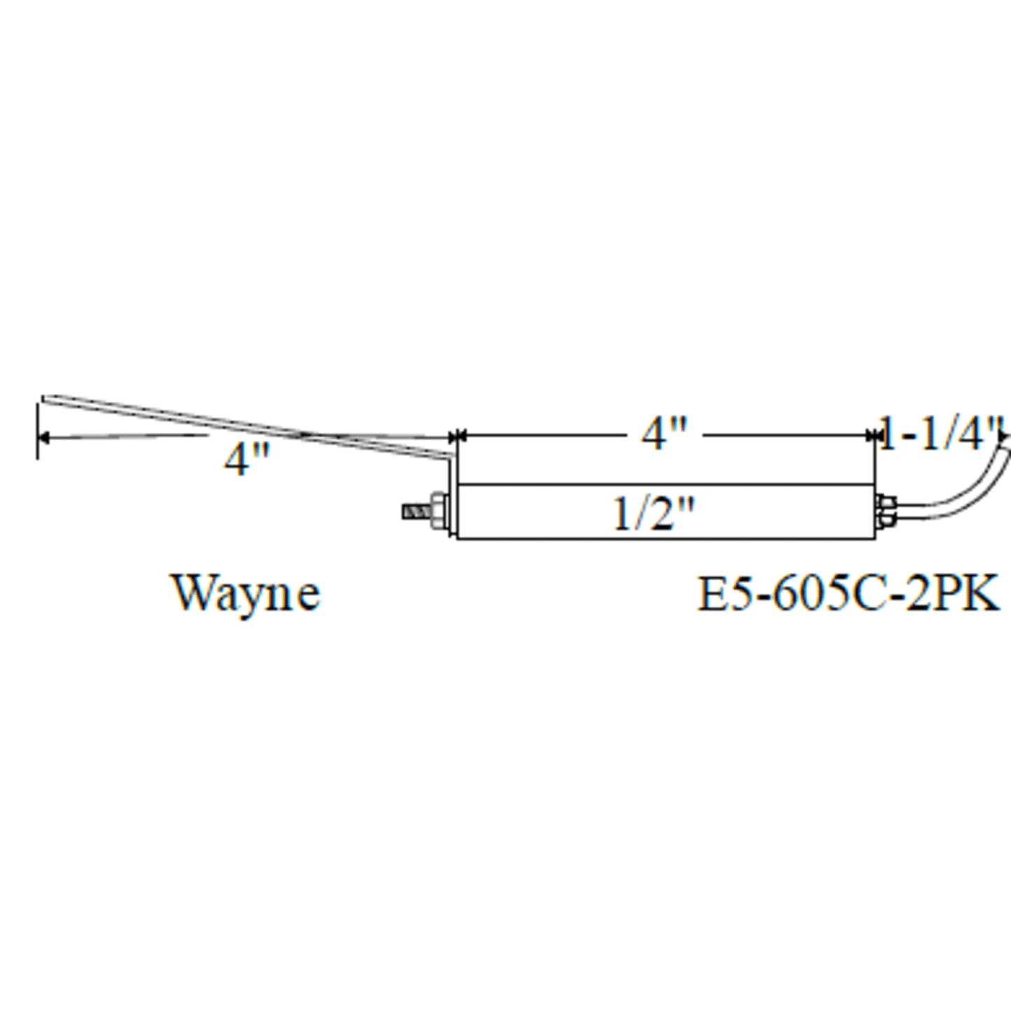 Westwood 605C, Wayne Electrode 2pk