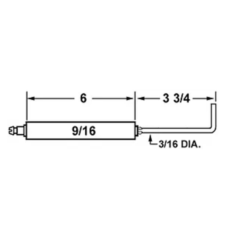 Electrode GORDON PIATT CG 76  (Replacement for Westwood WP-E5-307G) - Crown