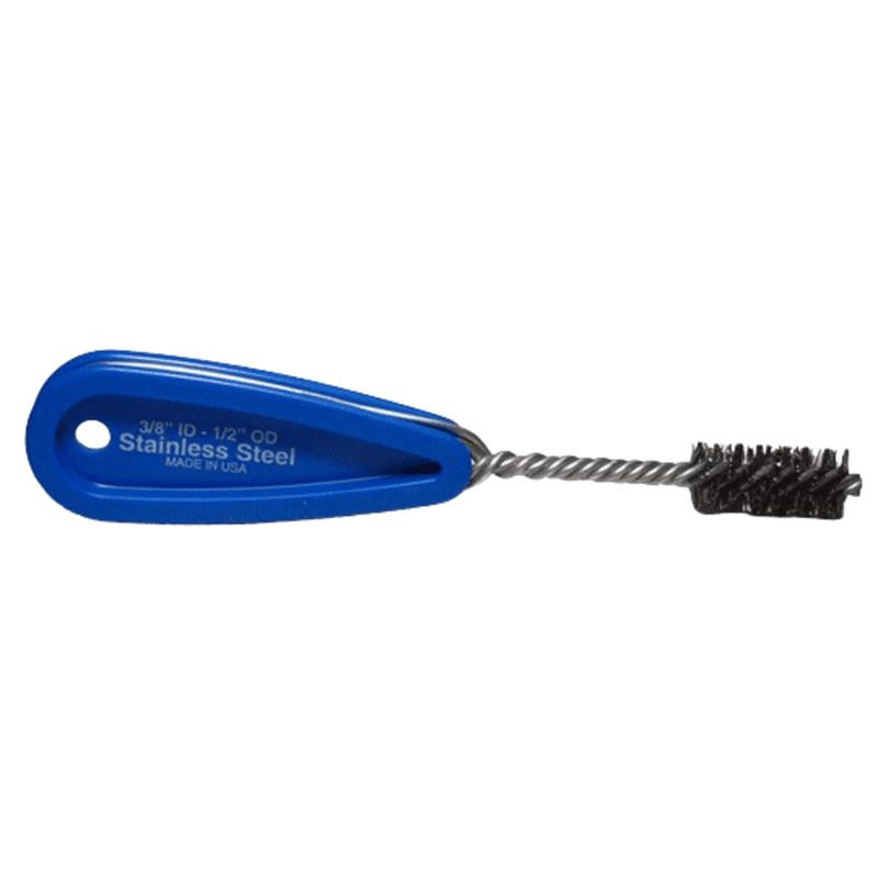 Brush Fitting - SS - DS/DS OD Pipe Size 9/16" - (12PK) - Schaefer