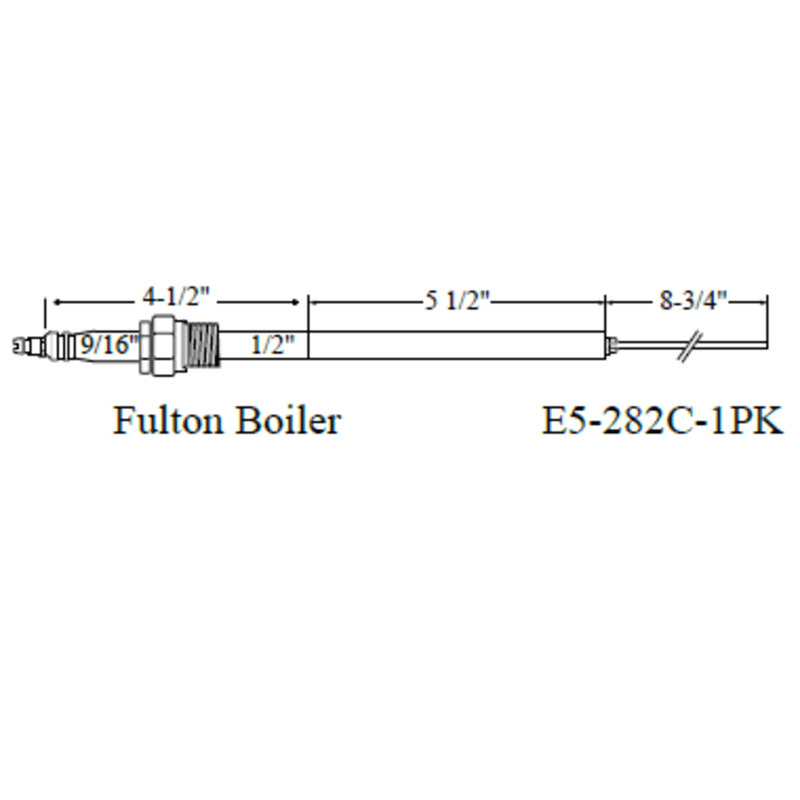 Electrode FULTON 282C, 1pk - Westwood