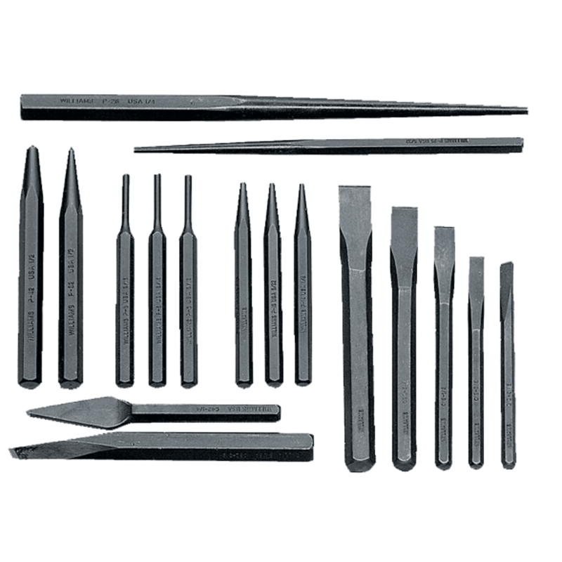Punch & Chisel Set 17pc - Williams