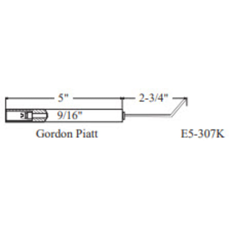 Electrode GORDON PIATT 21676, 2pk (Crown Replacement for WP-E5-307K)