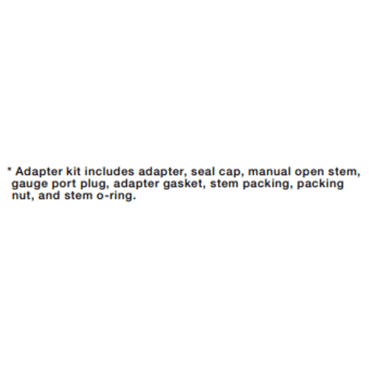 75-1049 - Hansen - Single Port Adaptor Kit For 1-1/2, 2 HA4A, HS4A, MVP
