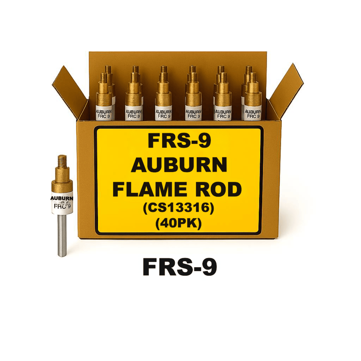 FRS-9 - Auburn - Flame Rod  (CS13316) (40PK)