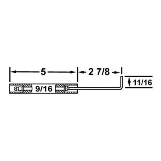 Crown 22098, Iron Fireman Electrode EACH