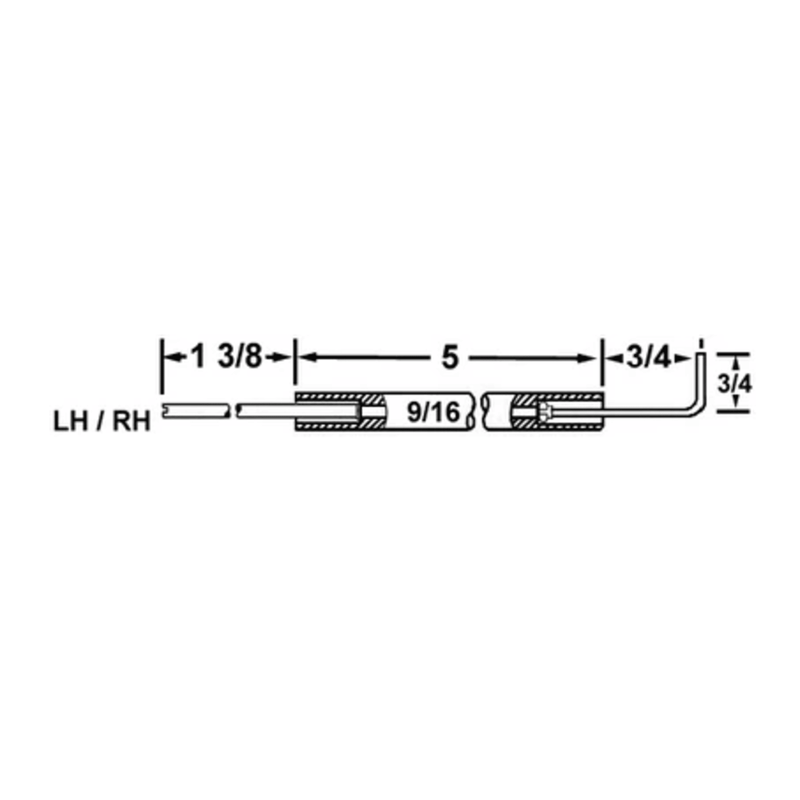 Electrode IRON FIREMAN  * CI 56 D/B 144437 LH 17076  - Crown