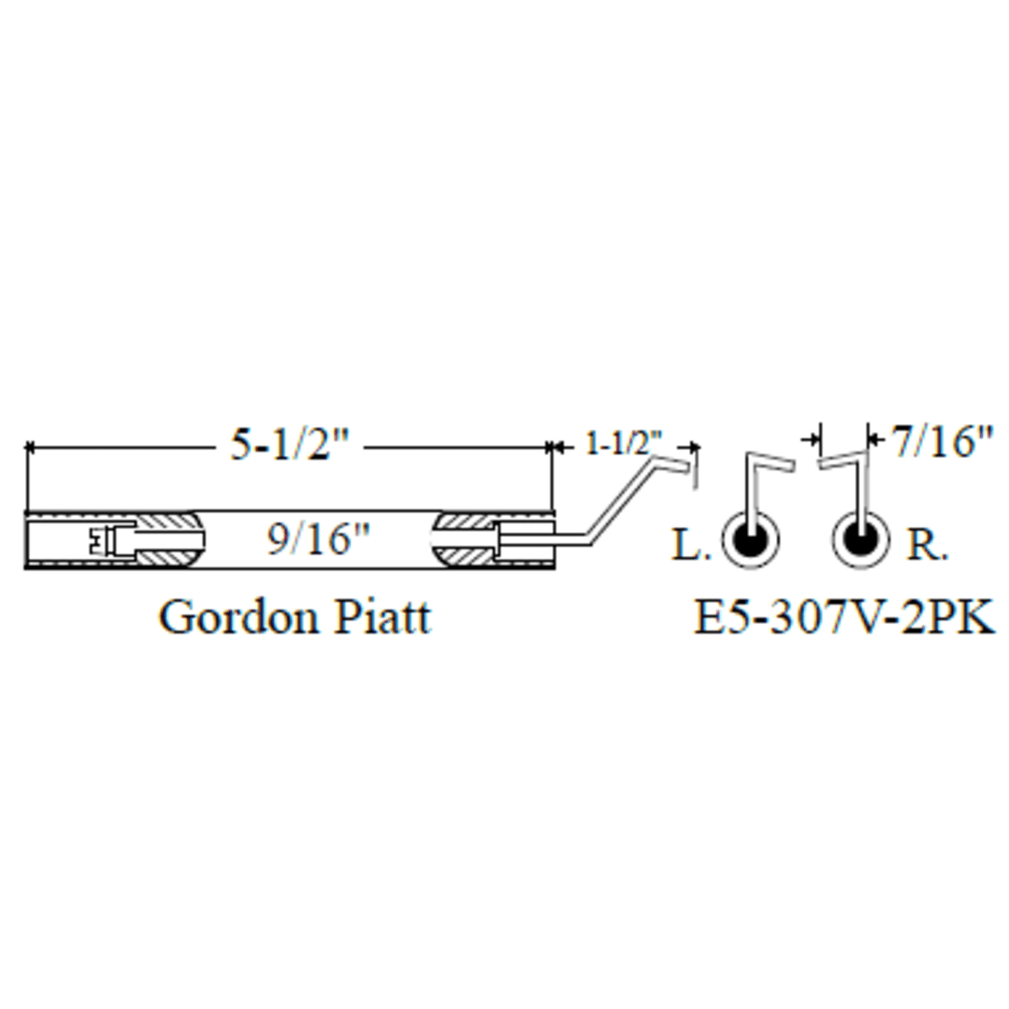 Westwood 307V, Gordon Piatt Electrode 2pk