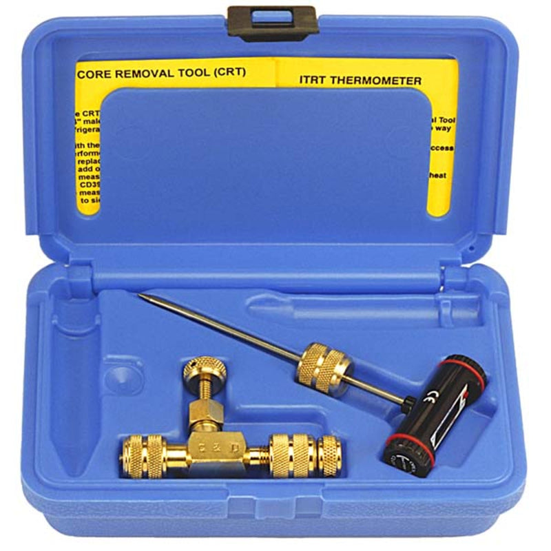 Kit de surchauffe avec valve d'accès avec CD3910 (CRT) et thermomètre CD3975 1Chq. - C&D