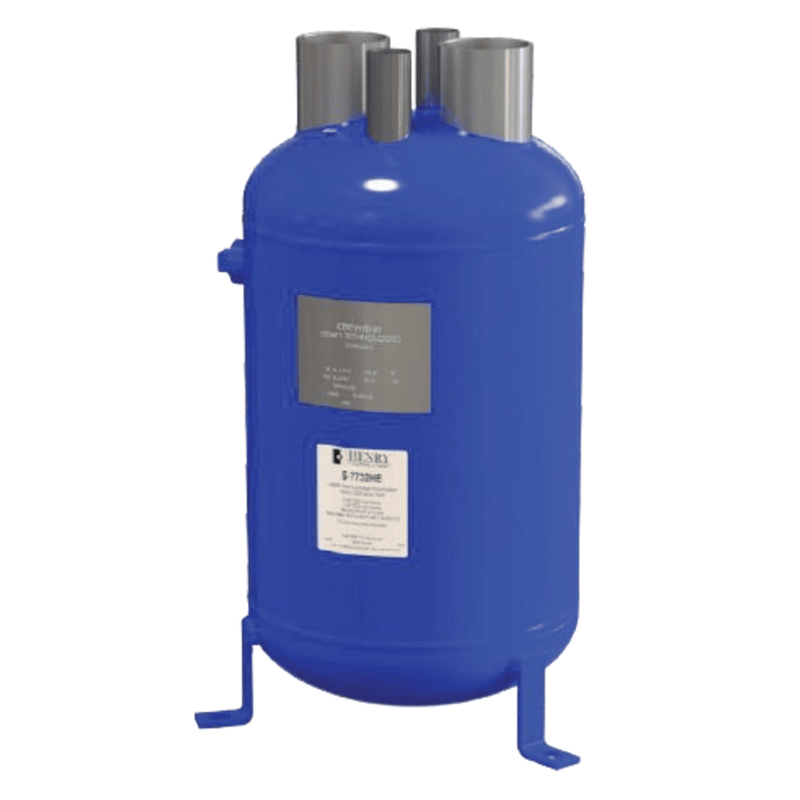Henry Suction Line Accumulator, Vertical ASME, 3-1/8" ODS - 79.375mm