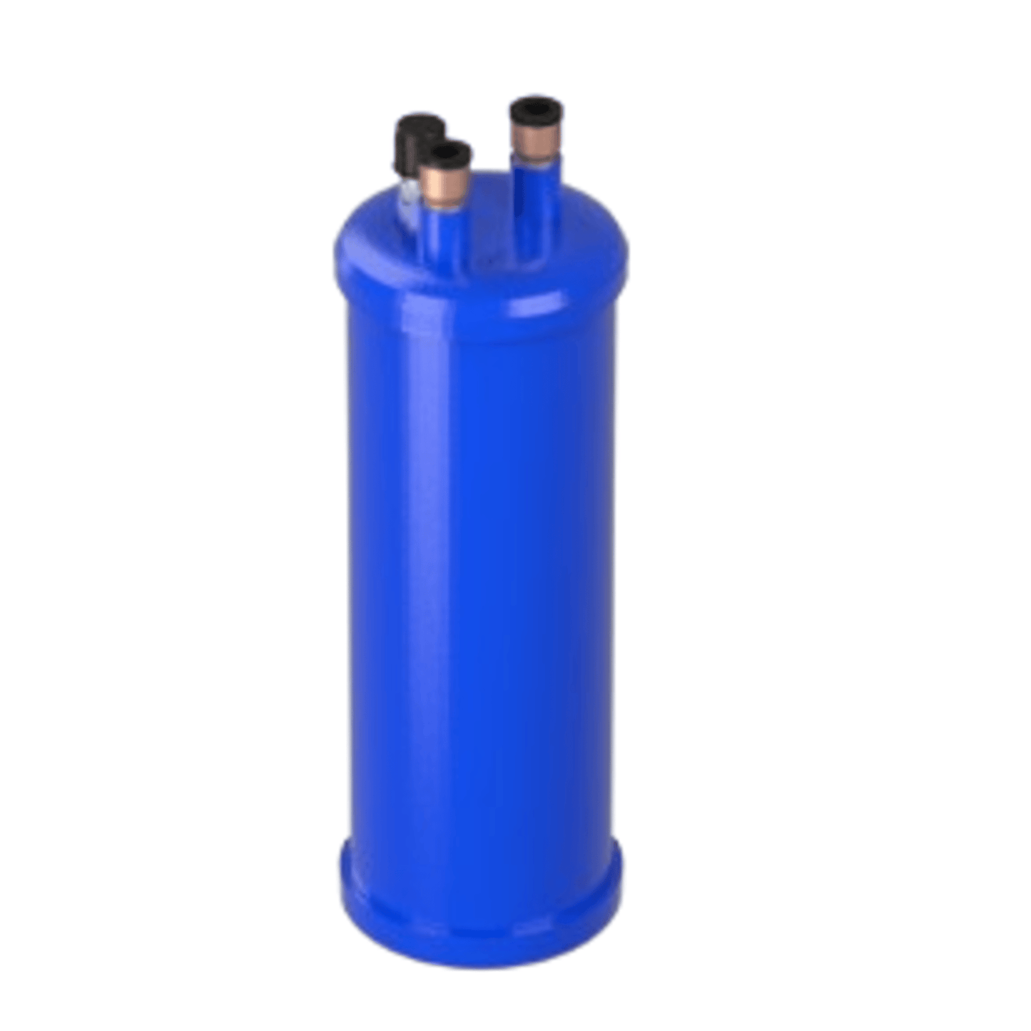 Henry S-5590, Oil Separator, Conventional Welded - Top Inlet / Top Outlet, 1-3/8 ODS, 3/8 FL Return